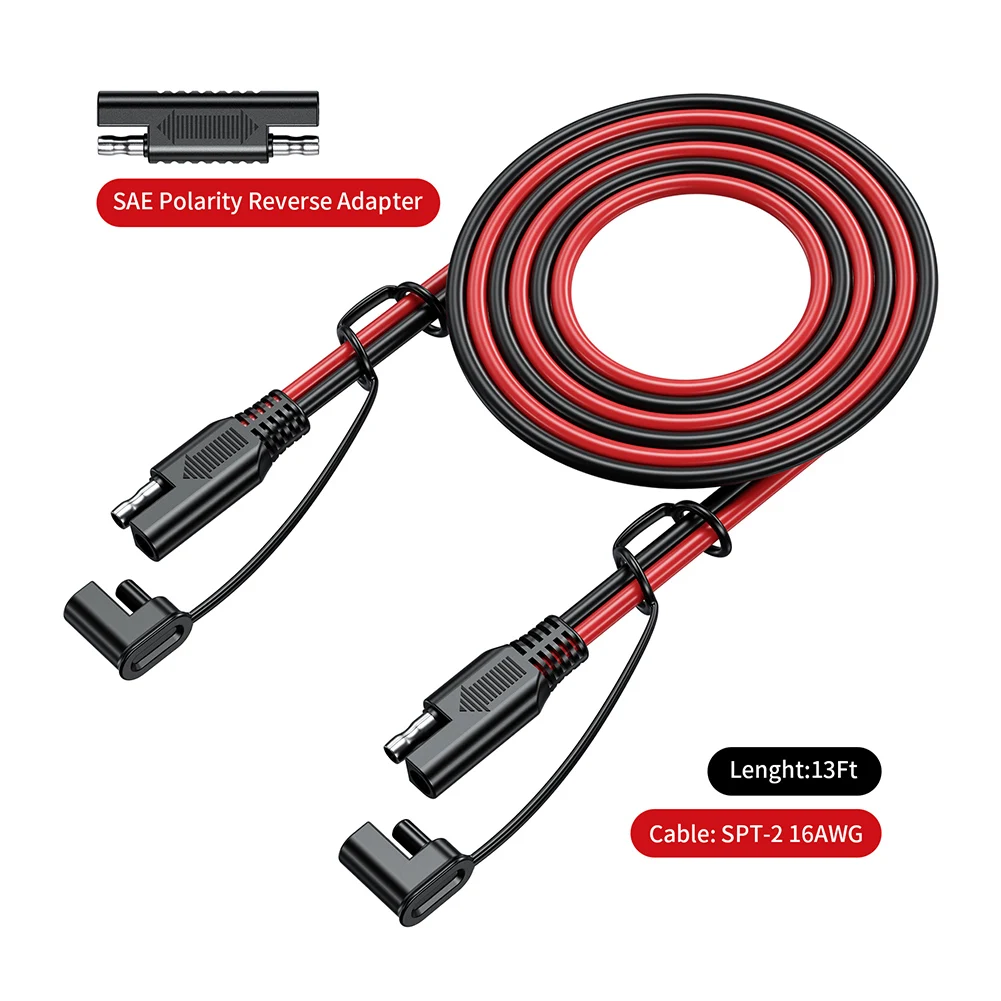 Outdoor Lighting Extension Cable - 1/4/6/8M SAE to SAE 12V-36V Power