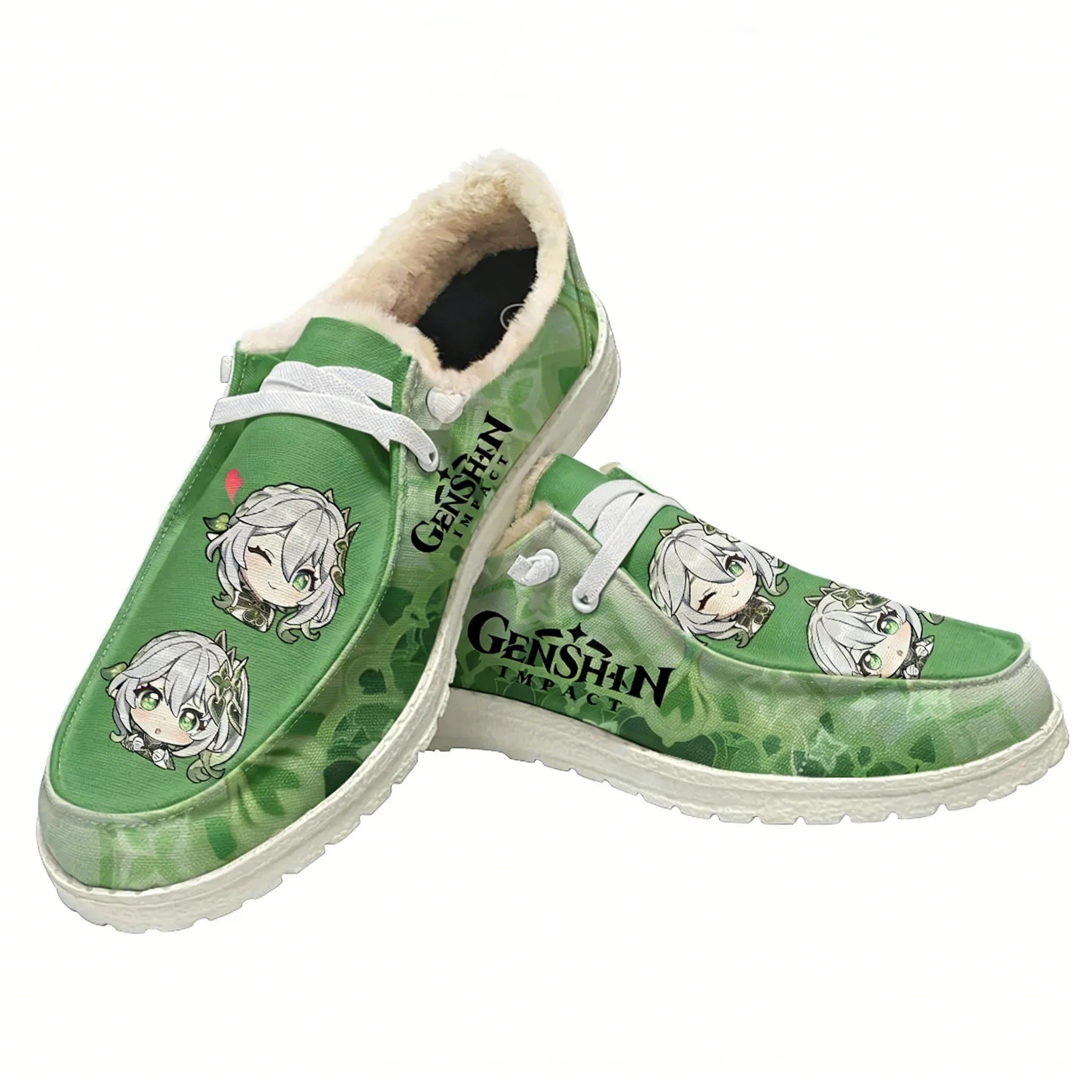 Outdoor Lighting Round - Genshin Nahida Flat Shoe Mens Womens