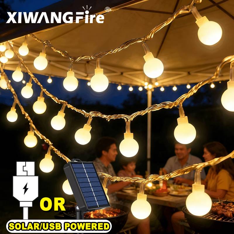 3-10M Solar/USB/Battery String - đánh giá và giá Outdoor Lighting Globes