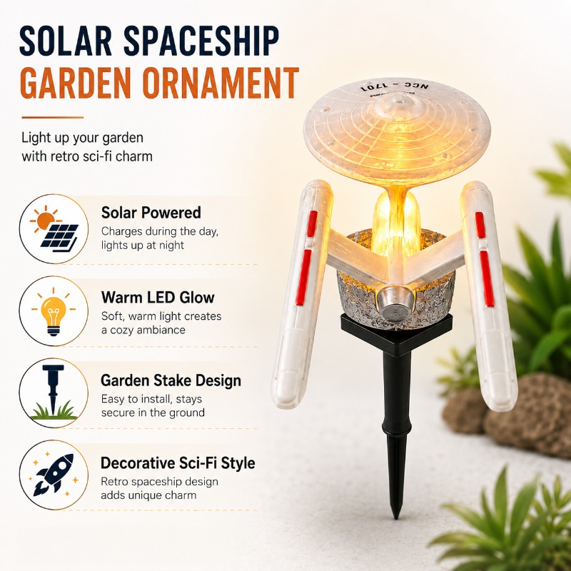 Star Trek USS Enterprise Solar - đánh giá và giá Outdoor Lighting Gazebo