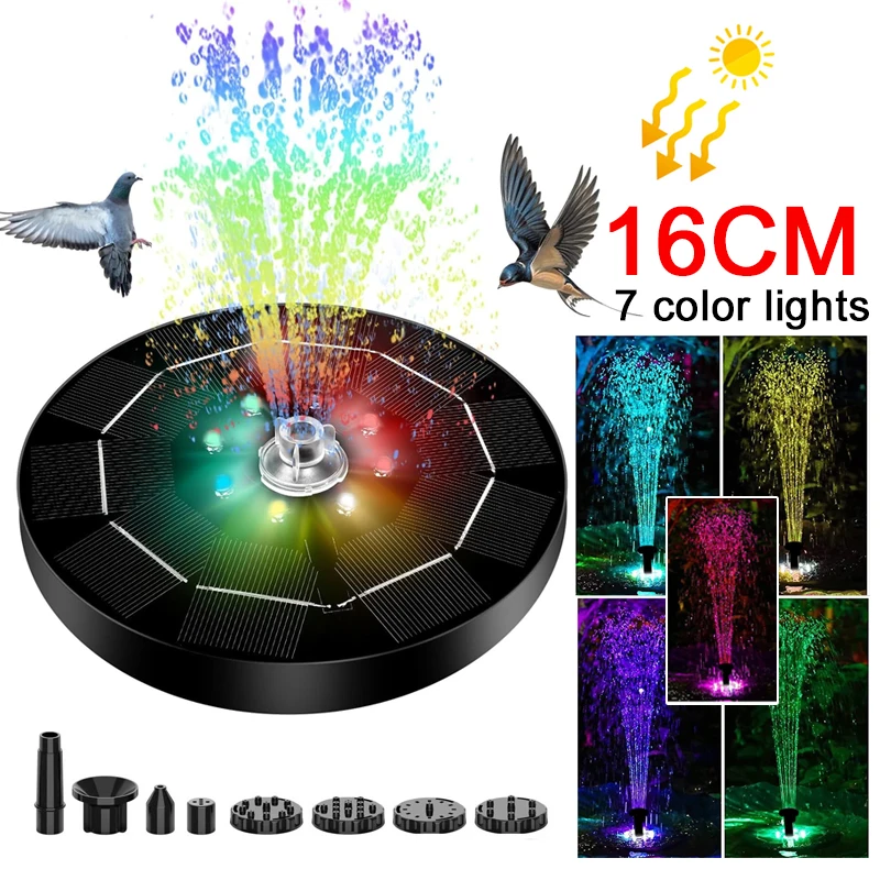 Fountain Light 7 Colors LED Li - đánh giá và giá Outdoor Lighting Gazebo