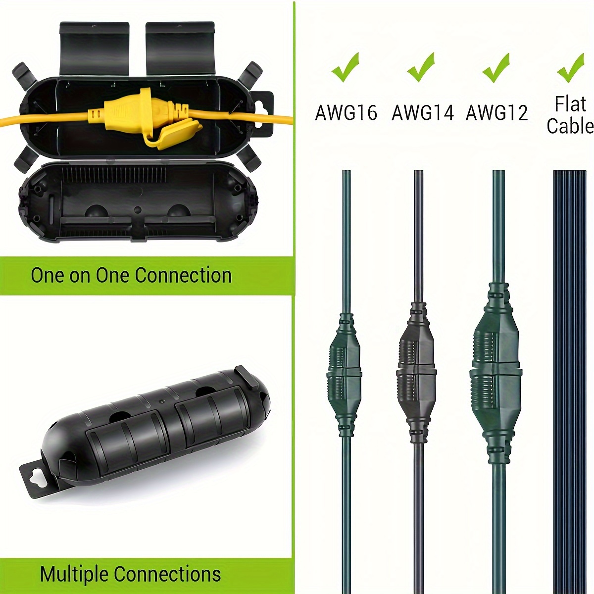 Extension Cord Plug Connection - đánh giá và giá Outdoor Lighting Extension Cable