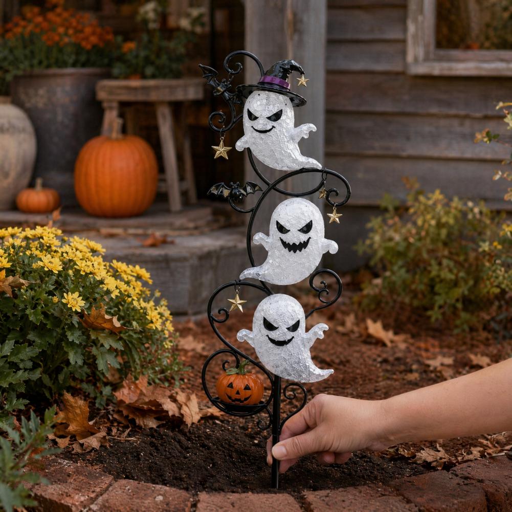 Halloween Waterproof LED Groun - đánh giá và giá Outdoor Lighting Yard Decoration