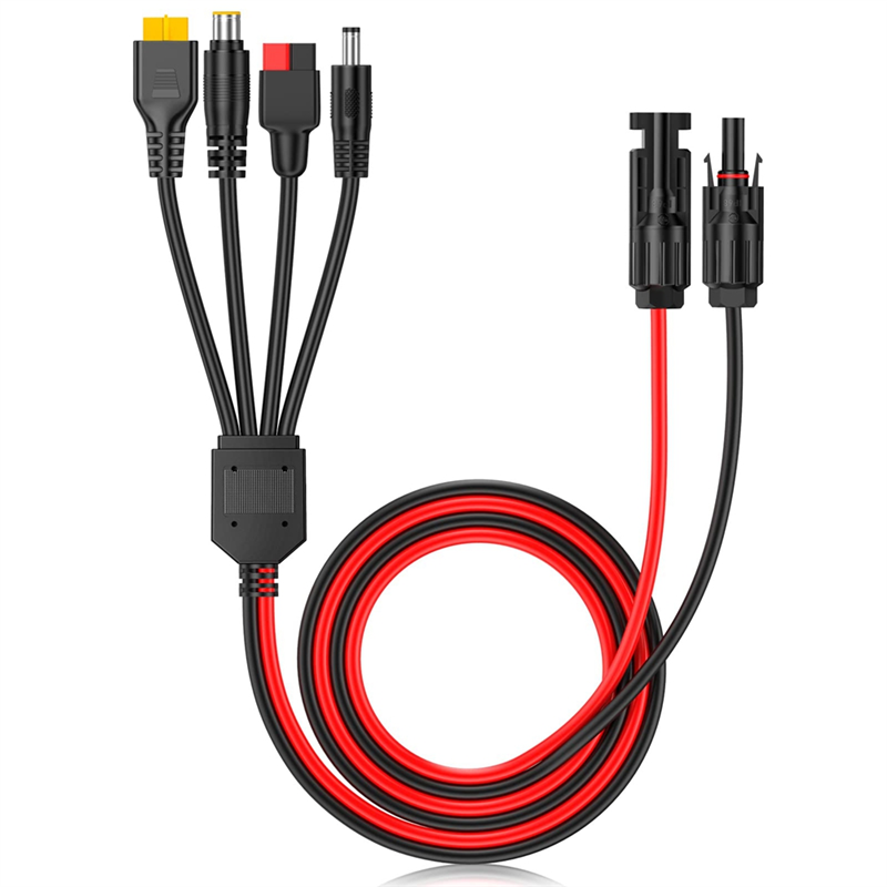 A01F-4-In-1 Solar Panel Connec - đánh giá và giá Outdoor Lighting Extension Cable