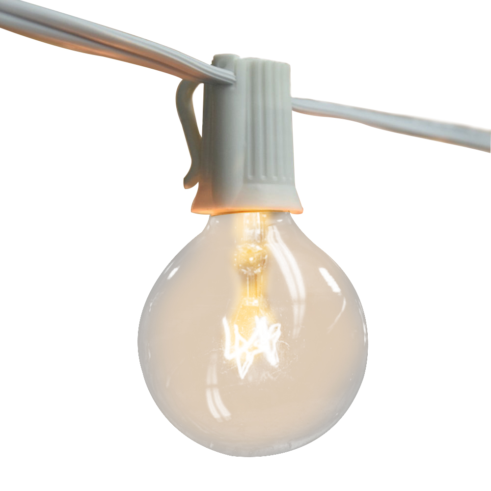 Vintage G40 Clear Bulb String  - đánh giá và giá Outdoor Lighting Globes
