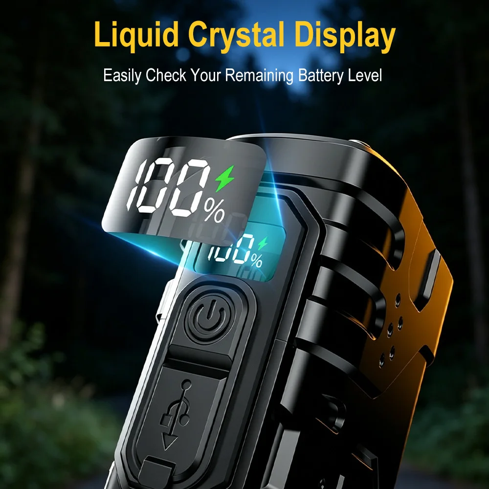 BORUIiT Hand Crank EDC LED Fla - đánh giá và giá Outdoor Lighting Globes