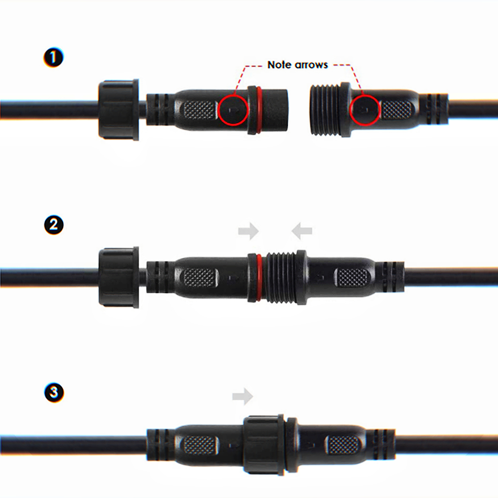 2pin DC LED Cable 1 Metre Exte - đánh giá và giá Outdoor Lighting Extension Cable