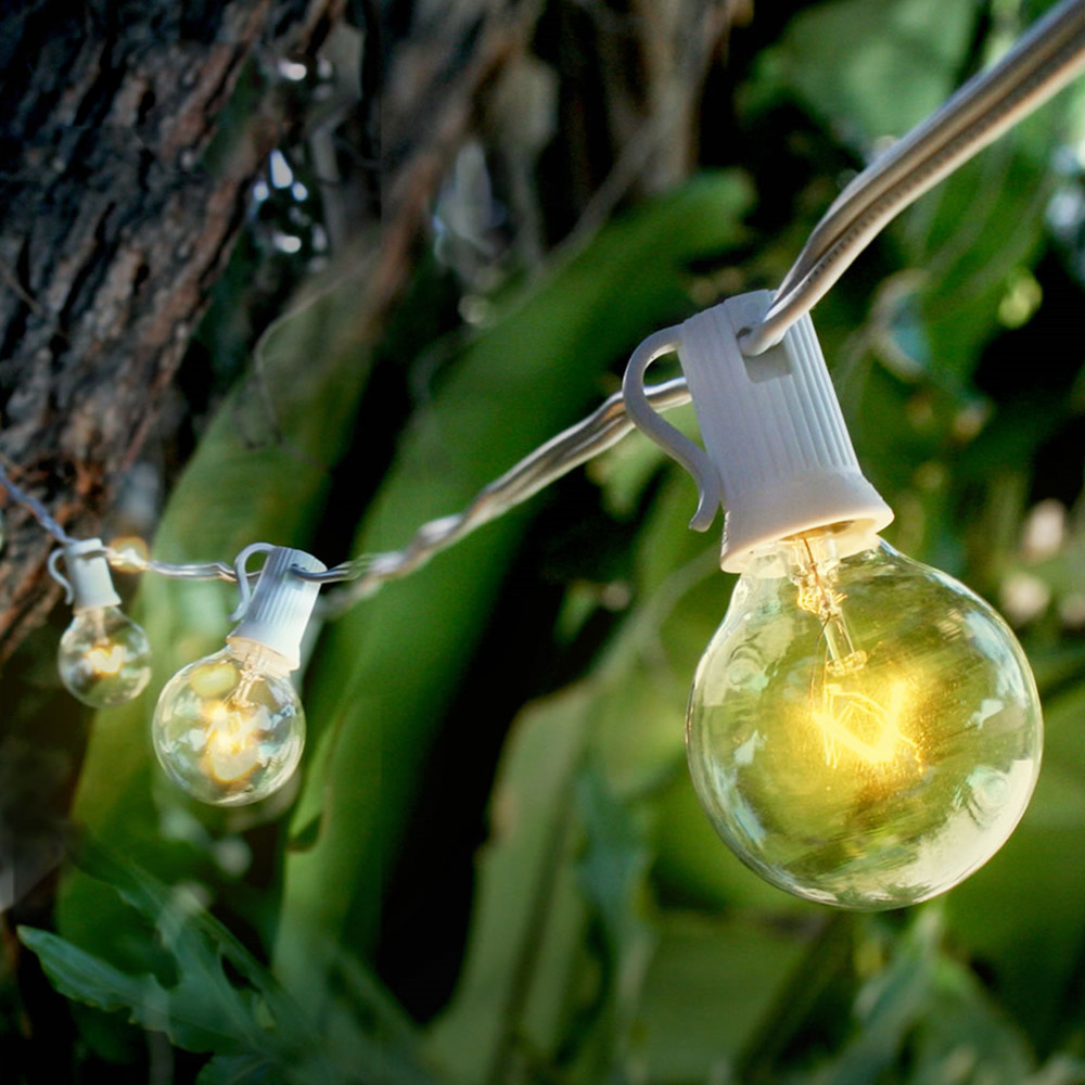 8M G40 Bulbs Globe String Ligh - đánh giá và giá String Light Bistro