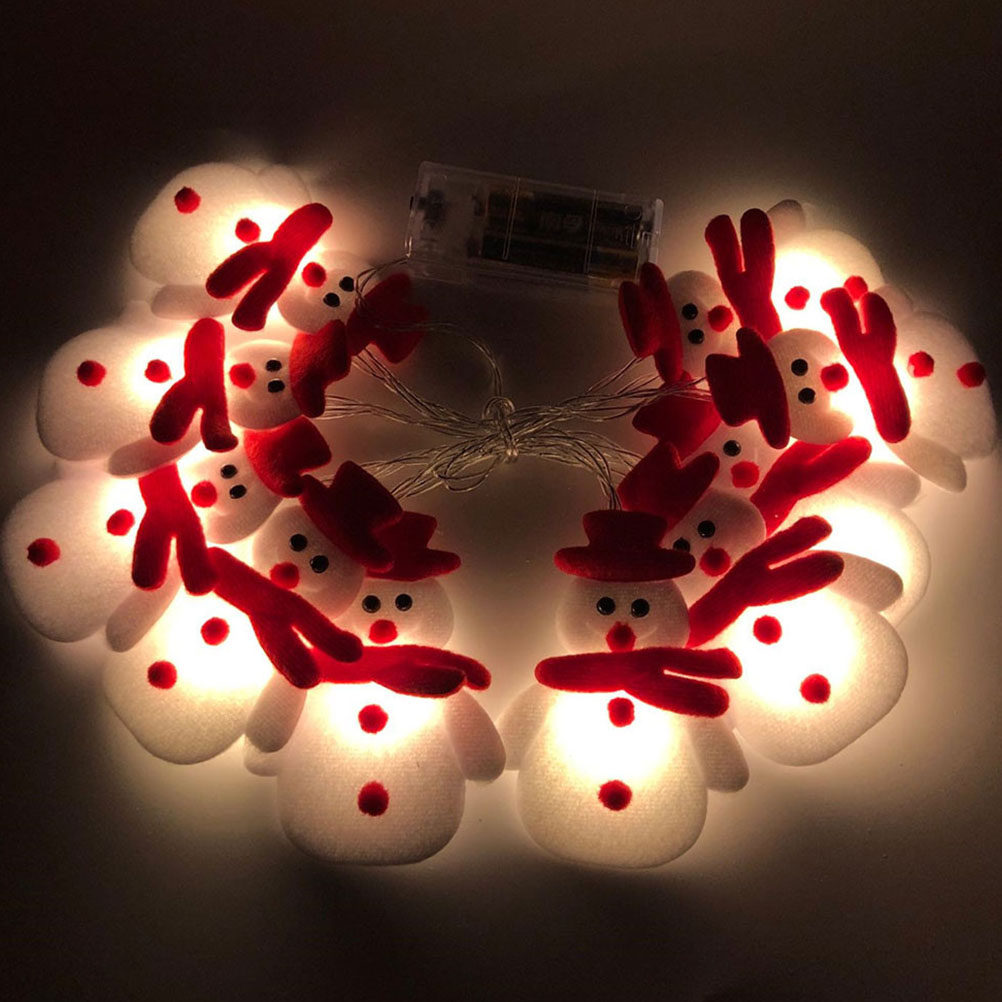 1Pcs 10 Lamp Snowman LED Strin - đánh giá và giá String Light Bistro