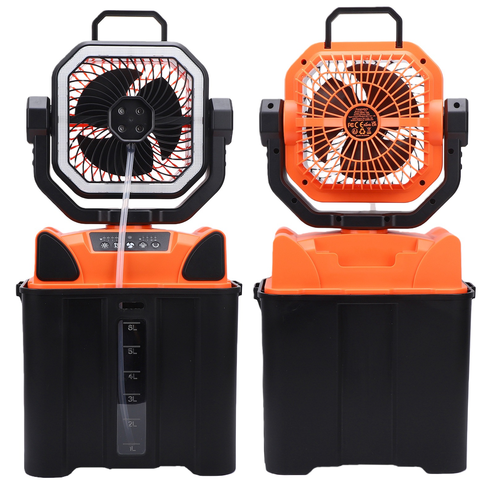 Rechargeable Camping Fan with  - đánh giá và giá Outdoor Lighting Remote Control