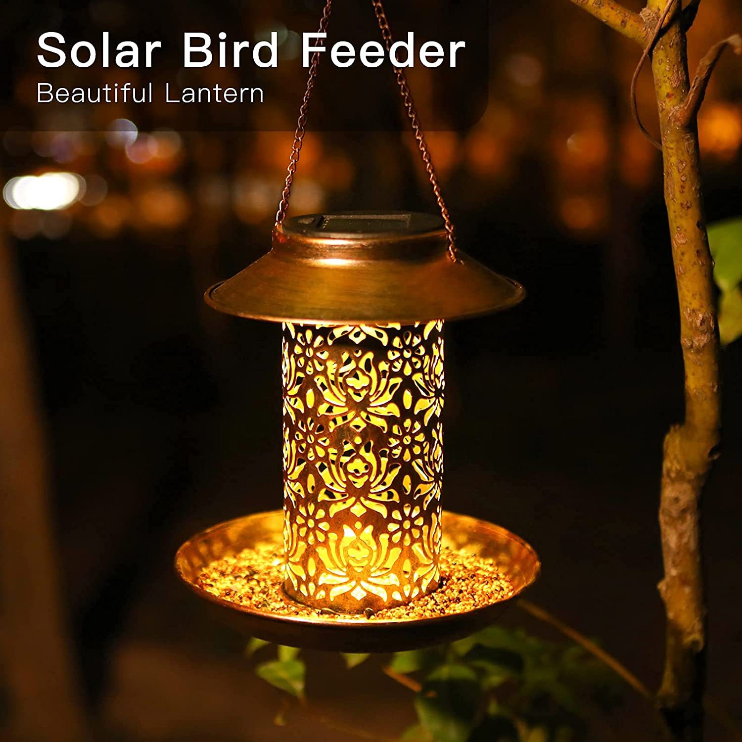 Hanging Bird House Metal Outdo - đánh giá và giá Outdoor Lighting Ideas For House