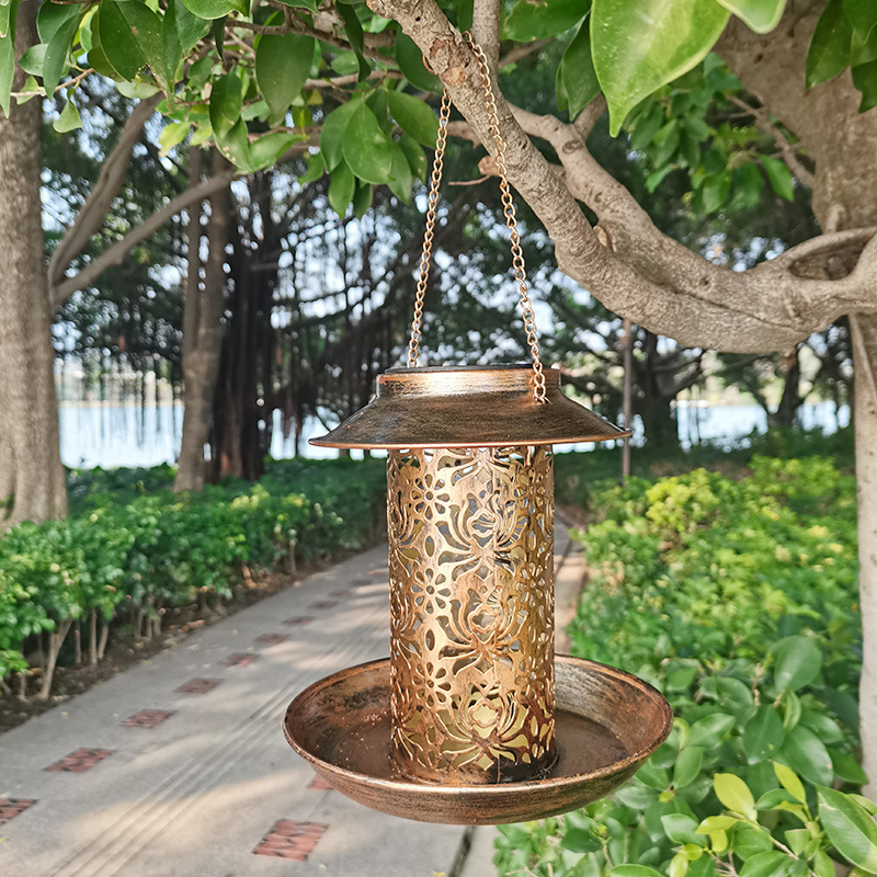 Hanging Bird House Metal Outdo - đánh giá và giá Outdoor Lighting Ideas For House