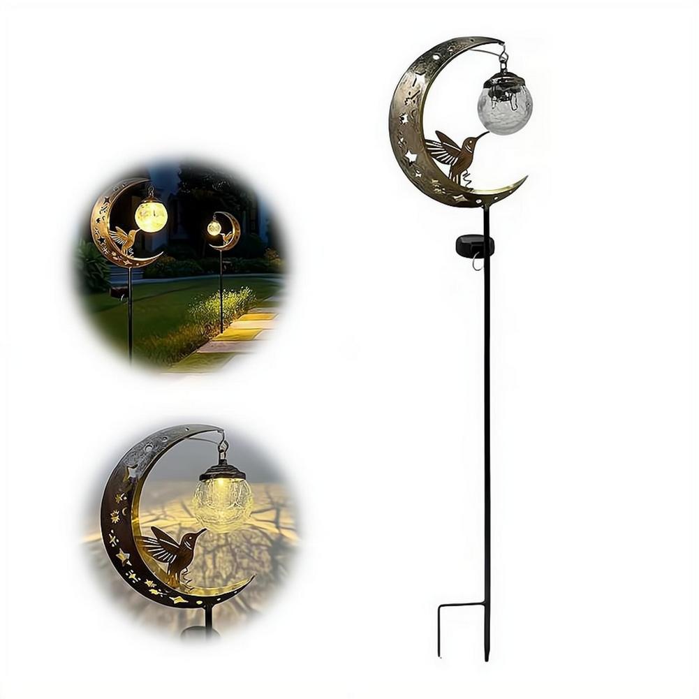 Solar Lawn Light Iron Hummingb - đánh giá và giá Outdoor Lighting Yard Decoration